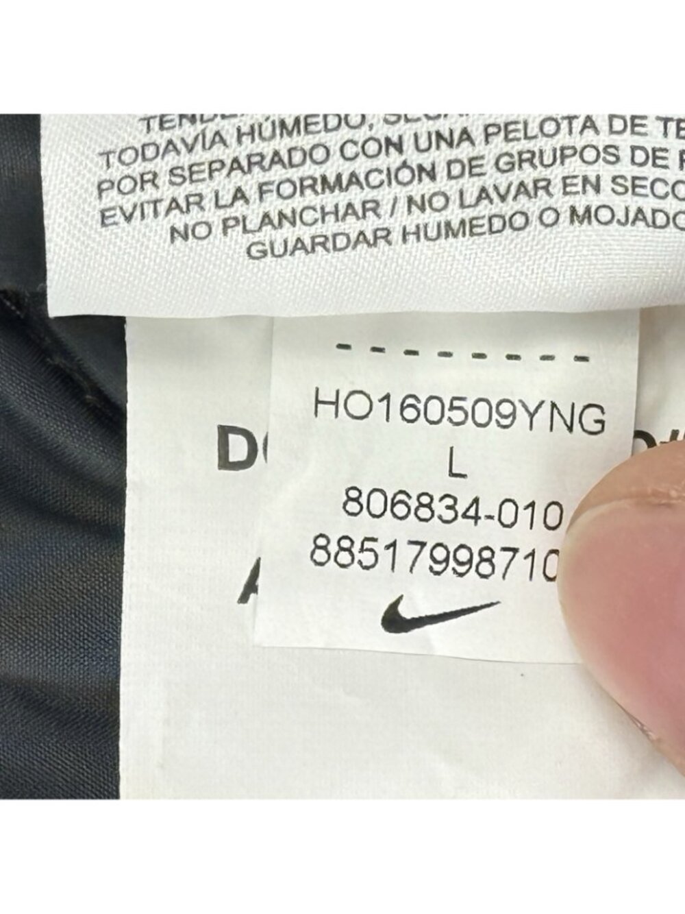 Nike Tech Fleece Winter Poly Down Feather Puffer Vest Rain Jacket Sz. Large - Picture 5 of 8